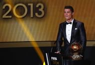 Ronaldo after winning his second Ballon d'Or.